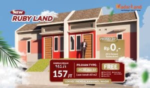Kredit Rumah Tanpa DP New Rubby Land Malang