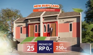 Perumahan Subsidi NEW RUBY LAND TYPE 25 DP 0