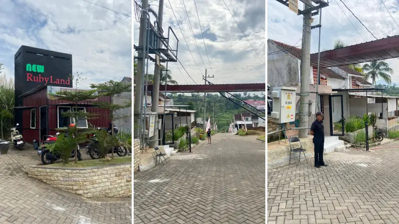 Gerbang Perumahan subsidi New Ruby Land Wagir Malang