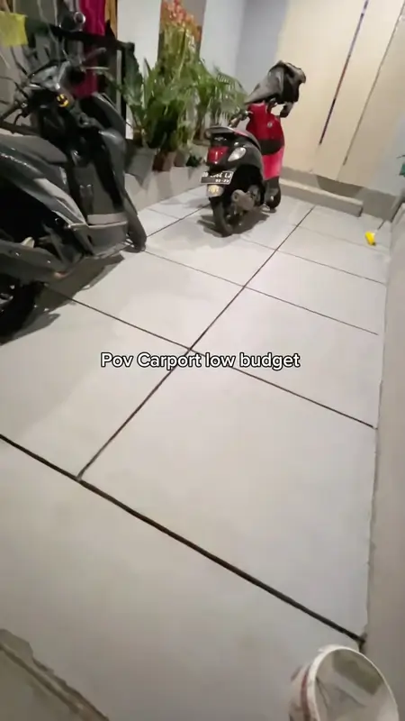 carport dengan cat dengan nodrop 010