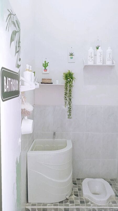 7. Fresh & Bright dengan Aksen Dekoratif