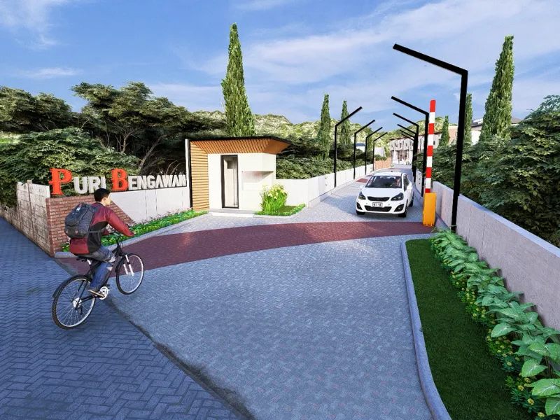 Gate dan Pos Security Puri Bengawan