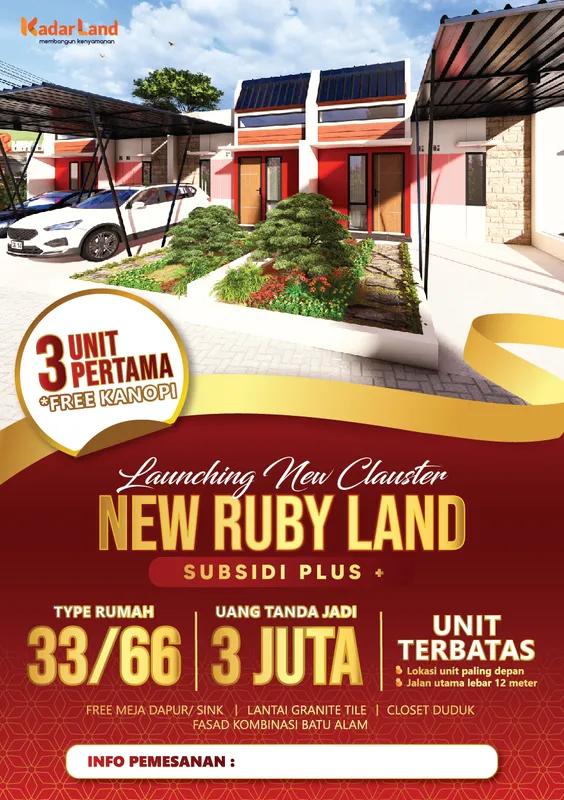 BROSUR LAUNCHING NRL Subsidi Plus perumahan malang harga 200 juta