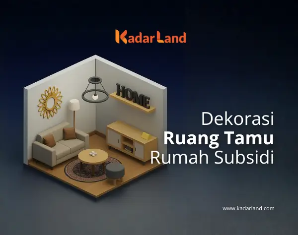 Dekorasi Ruang Tamu Rumah Subsidi