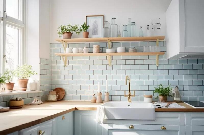 4. Tempat Cuci Piring Dekat Jendela