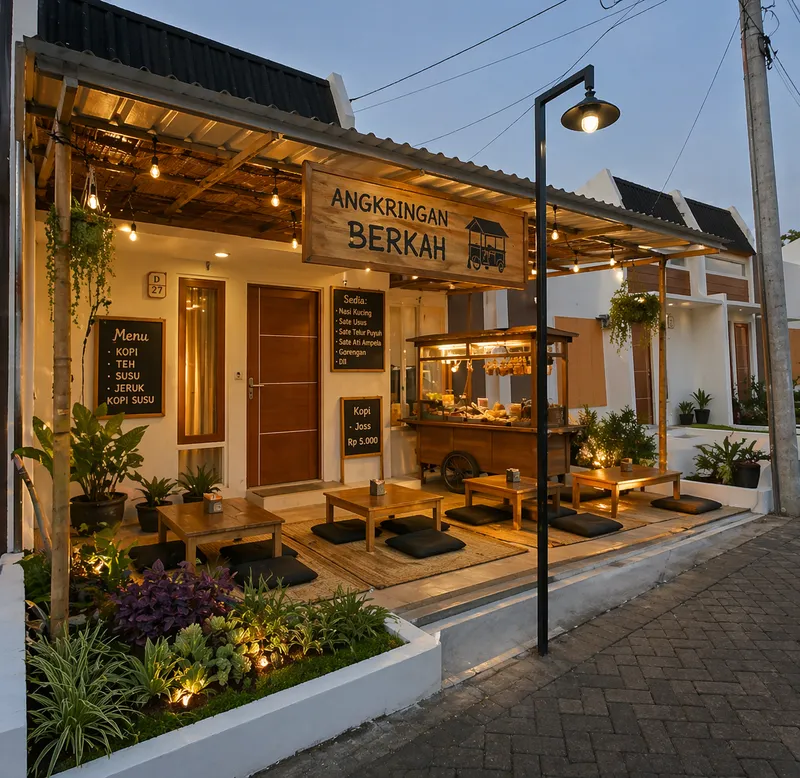 Angkringan Lesehan yang Hangat dan Nyaman