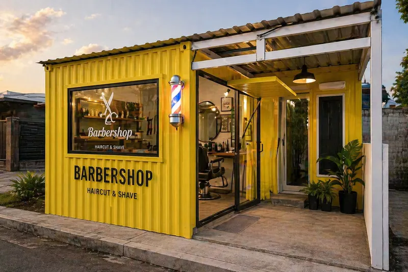 Barbershop Mini Depan Rumah