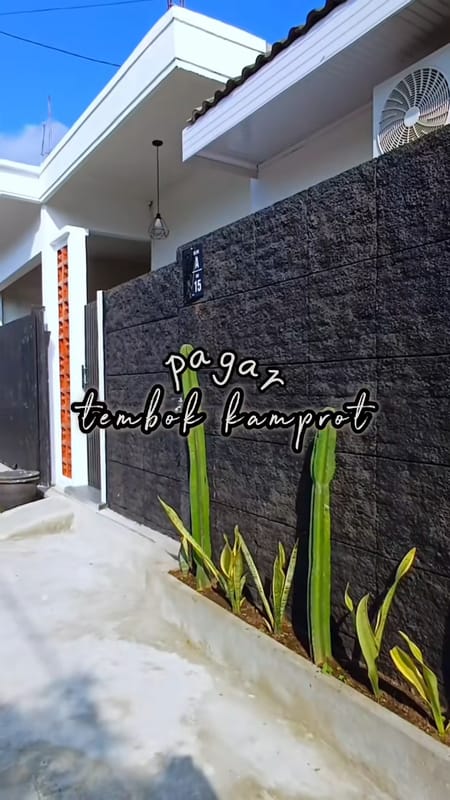 Pagar Kamprot Minimalis