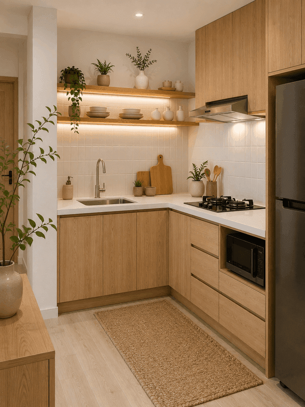 7. Dapur Minimalis yang Rapi dan Fungsional