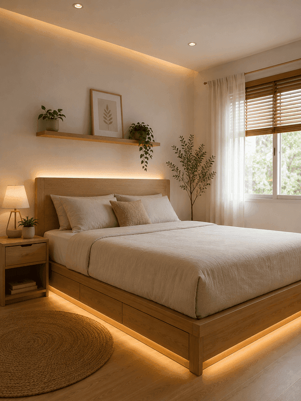 8. Kamar Tidur Sederhana yang Nyaman