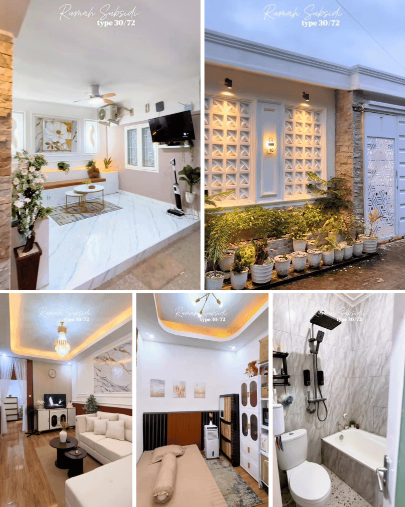 8. Rumah Subsidi Estetik dengan Sentuhan Soft Luxury