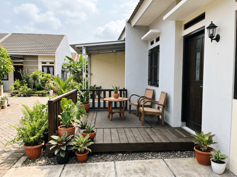 5. Unik dan Menarik dengan Panggung Kayu Mini