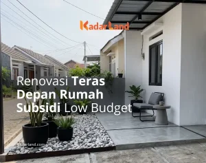 Renovasi Teras Depan Rumah Subsidi Low Budget